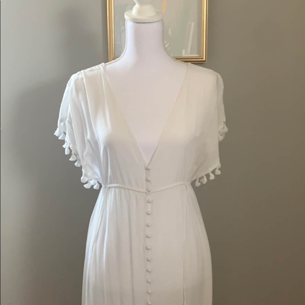 Gorgeous White Slip Maxi Dress